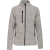 KARIBAN cipzáras Női dzseki KA9107, Light Grey Mélange-XS