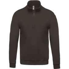 KARIBAN cipzáros férfi pulóver KA478, Dark Grey-2XL férfi pulóver, kardigán