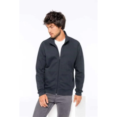 KARIBAN Dzseki Kariban cipzáras polár unisex, black, 2XL