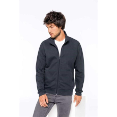 KARIBAN Dzseki Kariban cipzáras polár unisex, black, S
