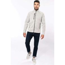 KARIBAN Dzseki Kariban férfi cipzáras férfi (100%poliészter) navy melange, 3XL