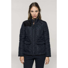 KARIBAN Dzseki Kariban női bélelt cipzáros női (100%poliészter) black/black, 2XL