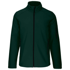KARIBAN Férfi 3 rétegű softshell dzseki, Kariban KA401, Bottle Green-XL férfi kabát, dzseki