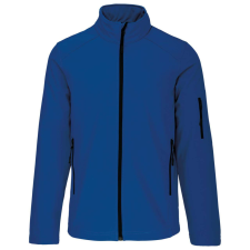 KARIBAN Férfi 3 rétegű softshell dzseki, Kariban KA401, Dark Royal Blue-XL férfi kabát, dzseki