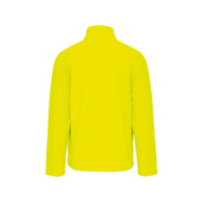KARIBAN Férfi 3 rétegű softshell dzseki, Kariban KA401, Fluorescent Yellow-M férfi kabát, dzseki