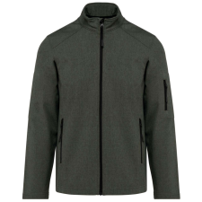 KARIBAN Férfi 3 rétegű softshell dzseki, Kariban KA401, Marl Green-2XL férfi kabát, dzseki