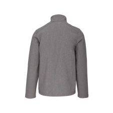 KARIBAN Férfi 3 rétegű softshell dzseki, Kariban KA401, Marl Grey-L férfi kabát, dzseki
