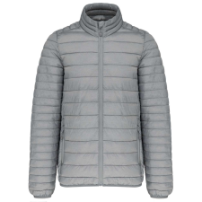 KARIBAN Férfi bélelt meleg és ultrakönnyű kabát , Kariban KA6120, Marl Silver-XL férfi kabát, dzseki