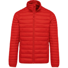 KARIBAN Férfi bélelt meleg és ultrakönnyű kabát , Kariban KA6120, Red-3XL