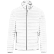 KARIBAN Férfi bélelt meleg és ultrakönnyű kabát , Kariban KA6120, White-S