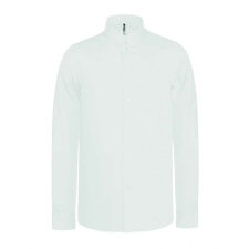KARIBAN Férfi ing Kariban KA515 Men&#039;S Long-Sleeved Mandarin Collar Shirt -3XL, White férfi ing