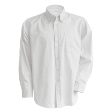 KARIBAN Férfi ing Kariban KA533 Men&#039;S Long-Sleeved Oxford Shirt -XL, White férfi ing