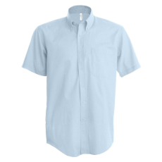 KARIBAN Férfi ing Kariban KA535 Men'S Short-Sleeved Oxford Shirt -6XL, Oxford Blue