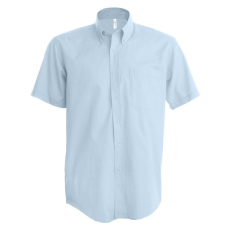 KARIBAN Férfi ing Kariban KA535 Men'S Short-Sleeved Oxford Shirt -L, Oxford Blue