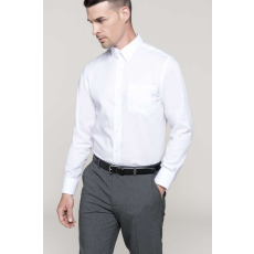 KARIBAN Férfi ing Kariban KA537 Long-Sleeved non-Iron Shirt -L, Bright Sky