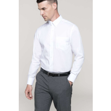 KARIBAN Férfi ing Kariban KA537 Long-Sleeved non-Iron Shirt -XL, White férfi ing