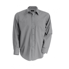 KARIBAN Férfi ing Kariban KA545 Jofrey > Long-Sleeved Shirt -2XL, Marl Storm Grey