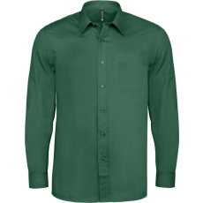 KARIBAN Férfi ing Kariban KA545 Jofrey > Long-Sleeved Shirt -L, Forest Green