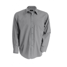 KARIBAN Férfi ing Kariban KA545 Jofrey > Long-Sleeved Shirt -M, Marl Storm Grey
