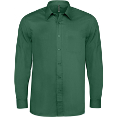 KARIBAN Férfi ing Kariban KA545 Jofrey > Long-Sleeved Shirt -S, Forest Green