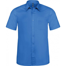 KARIBAN Férfi ing Kariban KA551 Ace - Short-Sleeved Shirt -2XL, Light Royal Blue