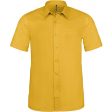 KARIBAN Férfi ing Kariban KA551 Ace - Short-Sleeved Shirt -2XL, Yellow férfi ing