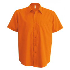 KARIBAN Férfi ing Kariban KA551 Ace - Short-Sleeved Shirt -4XL, Orange
