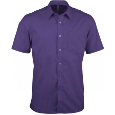 KARIBAN Férfi ing Kariban KA551 Ace - Short-Sleeved Shirt -4XL, Purple férfi ing
