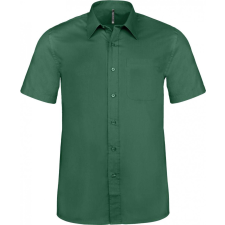 KARIBAN Férfi ing Kariban KA551 Ace - Short-Sleeved Shirt -5XL, Forest Green férfi ing