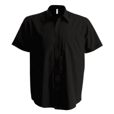 KARIBAN Férfi ing Kariban KA551 Ace - Short-Sleeved Shirt -M, Brown férfi ing