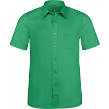 KARIBAN Férfi ing Kariban KA551 Ace - Short-Sleeved Shirt -S, Kelly Green férfi ing