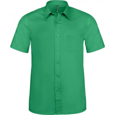 KARIBAN Férfi ing Kariban KA551 Ace - Short-Sleeved Shirt -XL, Kelly Green