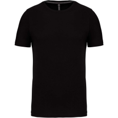 KARIBAN Férfi jersey rövid ujjú póló, Kariban KA356, Black-S