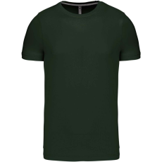 KARIBAN Férfi jersey rövid ujjú póló, Kariban KA356, Forest Green-XL