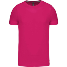 KARIBAN Férfi jersey rövid ujjú póló, Kariban KA356, Fuchsia-4XL férfi póló