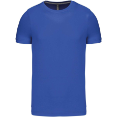 KARIBAN Férfi jersey rövid ujjú póló, Kariban KA356, Light Royal Blue-S