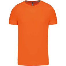 KARIBAN Férfi jersey rövid ujjú póló, Kariban KA356, Orange-L