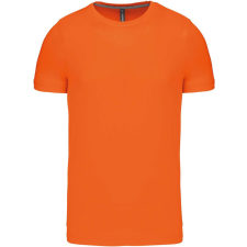 KARIBAN Férfi jersey rövid ujjú póló, Kariban KA356, Orange-S férfi póló