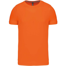 KARIBAN Férfi jersey rövid ujjú póló, Kariban KA356, Orange-XL férfi póló