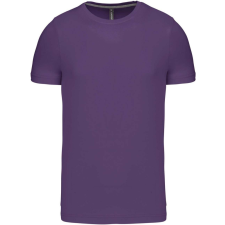 KARIBAN Férfi jersey rövid ujjú póló, Kariban KA356, Purple-3XL férfi póló