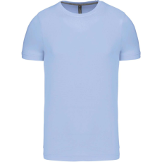 KARIBAN Férfi jersey rövid ujjú póló, Kariban KA356, Sky Blue-2XL