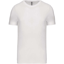KARIBAN Férfi jersey rövid ujjú póló, Kariban KA356, White-M férfi póló