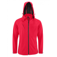 KARIBAN Férfi kabát Kariban KA413 Men'S Detachable Hooded Softshell Jacket -3XL, Red