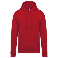 KARIBAN Férfi kapucnis pulóver, Kariban KA476, Cherry Red-2XL