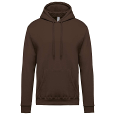KARIBAN Férfi kapucnis pulóver, Kariban KA476, Chocolate-2XL