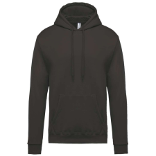 KARIBAN Férfi kapucnis pulóver, Kariban KA476, Dark Grey-2XL férfi pulóver, kardigán