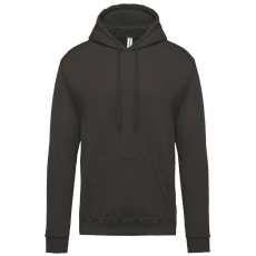 KARIBAN Férfi kapucnis pulóver, Kariban KA476, Dark Grey-M