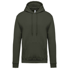 KARIBAN Férfi kapucnis pulóver, Kariban KA476, Dark Khaki-M férfi pulóver, kardigán