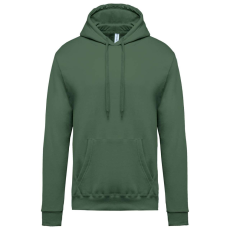 KARIBAN Férfi kapucnis pulóver, Kariban KA476, Earthy Green-L