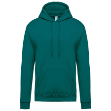 KARIBAN Férfi kapucnis pulóver, Kariban KA476, Emerald Green-2XL férfi pulóver, kardigán